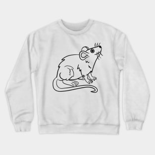 Stick figure mouse Crewneck Sweatshirt